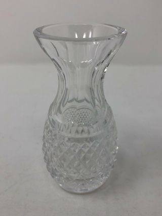 Waterford Crystal Alana Bud Violet Vase 3 7/8 "