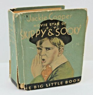 Vintage 1933 Jackie Cooper Of Skippy And Spooky The Big Little Book 714