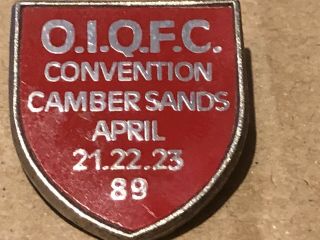 Queen Convention 1989 Official Fanclub Badge