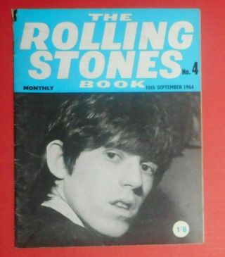 The Rolling Stones Monthly Book,  4,  Sept 1964,  Charlie Watts,  Keith Richard