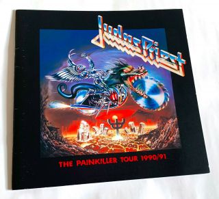 Judas Priest The Painkiller Tour 1990/91 Japan Concert Program Book