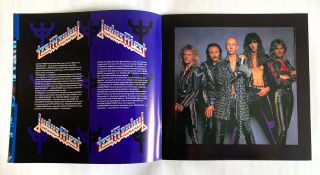 JUDAS PRIEST THE PAINKILLER TOUR 1990/91 JAPAN CONCERT PROGRAM BOOK 3