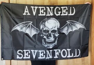 Avenged Sevenfold Death Bat Flag Outdoor / Indoor Band A7x Rock & Roll Metal