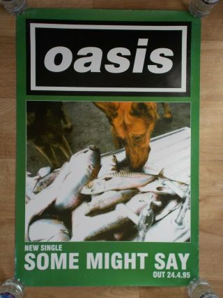 Oasis - Some Might Say Uk 1995 Official Creation 20 " X 30 " Promo Poster