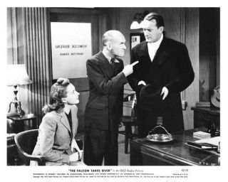 The Falcon Takes Over Great 8x10 Scene Still George Sanders - - A180