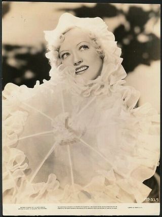 1930’s Photo Marion Davies Hollywood Film Actress & Comedienne