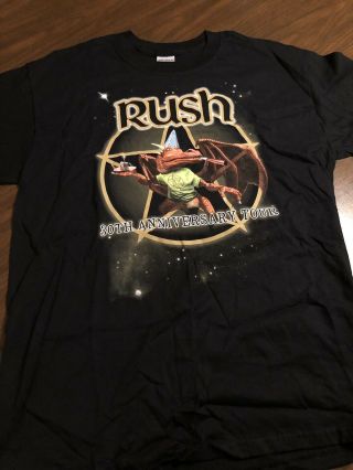 Rush 30th Anniversary 2004 Tour Shirt Size Large