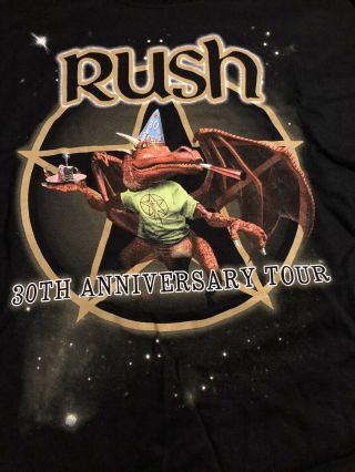 Rush 30th Anniversary 2004 Tour Shirt Size Large 2