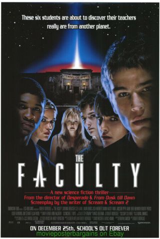 The Faculty Movie Poster Usher Raymond Josh Hartnett 98
