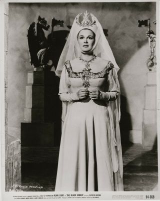 Patricia Medina In A Medieval Costume Orig 1954 Portrait.  The Black Knight