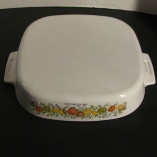 Corning Ware Spice Of Life A - 84 - B and A - 10 - B Casseroles w Dome Lid A - 12 - C 7