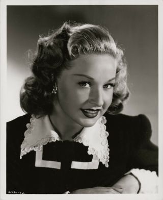 Bonita Granville 1946 Glamour Portrait.  Love Laughs At Andy Hardy
