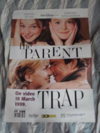 Lindsay Lohan The Parent Trap Disney 1 Sheet Movie Poster Aust Version Video