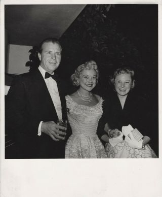 Sonja Henie,  Dick Powell,  June Allyson Mid - 1950s Press Photo.  Dw