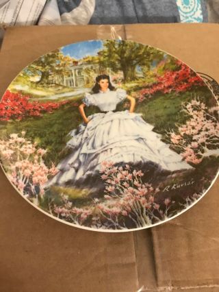 Scarlett Gone With The Wind Collectors Plate 1st Issue Knowles China