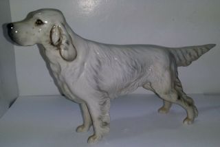 Beswick English Setter Bayldone Baronet Porcelain Figurine Approx.  9 Inches Long