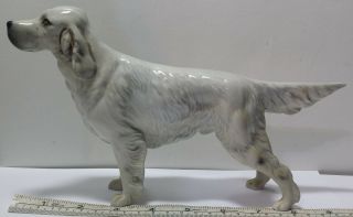 BESWICK ENGLISH SETTER BAYLDONE BARONET Porcelain Figurine Approx.  9 Inches Long 2