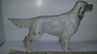 BESWICK ENGLISH SETTER BAYLDONE BARONET Porcelain Figurine Approx.  9 Inches Long 8