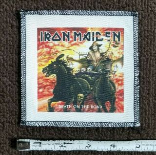 Iron Maiden English Heavy Metal Canvas Band Patch Death On The Road