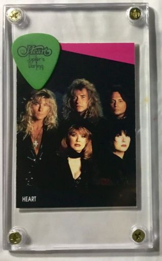 Heart Superstars Card 183 / Nancy Green Jupiter’s Darling Guitar Pick Display