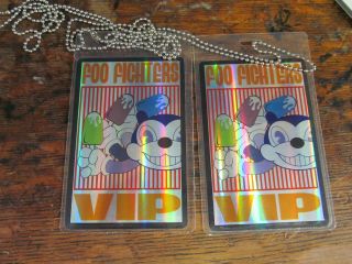 Foo Fighters Backstage Passes Vip W Neck Chains
