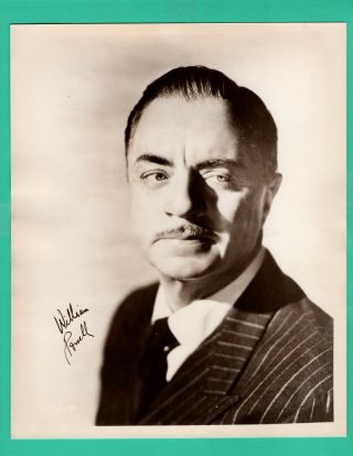 William Powell Actor Movie Star 1940 