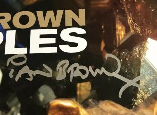 Ian Brown Ripples CD And Hand Signed Poster Stone Roses Autographed 4