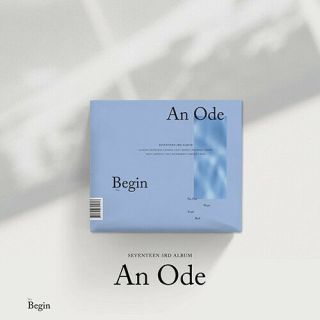 Sjmusic [seventeen] 3rd Album " An Ode " (ver.  1 Begin) Cd,  Book,  Card,  Etc,  Poster