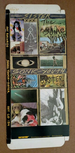 Sonic Youth Sister 1987 Uncensored Sst Cd Long Box Avedon Disneyland