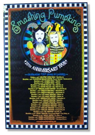 Smashing Pumpkins 20th Anniversary Tour Three (3) Wall Poster Set Official 4