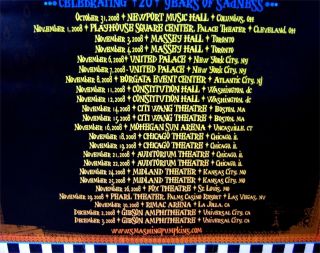 Smashing Pumpkins 20th Anniversary Tour Three (3) Wall Poster Set Official 5