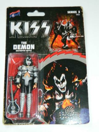Kiss The Demon Gene Simmons Destroyer Outfit Action Figure Bifbang Pow Series 3