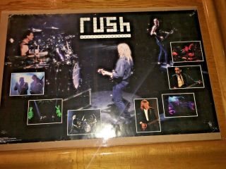 Rush Roll The Bones Concert Poster 1991 Rare Previously Displayed