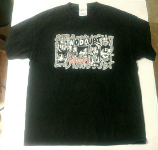 No Doubt Rock Steady 2002 Tour Concert T - Shirt / Shirt Gwen Stefani