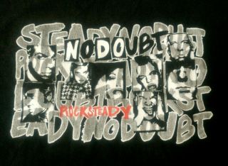 No Doubt Rock Steady 2002 Tour Concert T - Shirt / Shirt Gwen Stefani 2