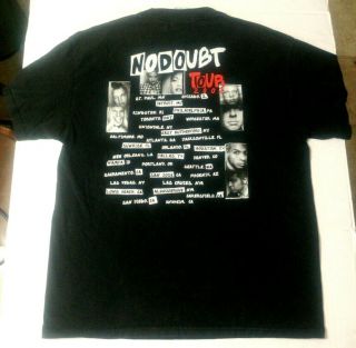 No Doubt Rock Steady 2002 Tour Concert T - Shirt / Shirt Gwen Stefani 4