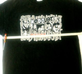 No Doubt Rock Steady 2002 Tour Concert T - Shirt / Shirt Gwen Stefani 6