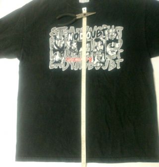 No Doubt Rock Steady 2002 Tour Concert T - Shirt / Shirt Gwen Stefani 8