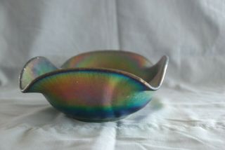 Art Glass Bowl,  Hand Crafted By Unknown Artist
