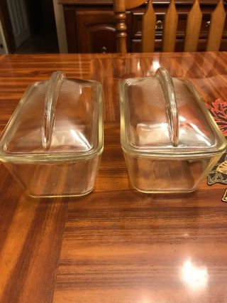 Westinghouse 11 Set Vintage Glass Baking Loaf Pans Dish Lids