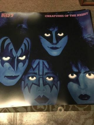 Kiss Creatures Of The Night Eric Carr Ace Frehley Gene Simmons Kiss Poster