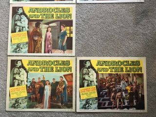 7 Lobby Cards 11x14: Androcles and the Lion (1952) Jean Simmons 3