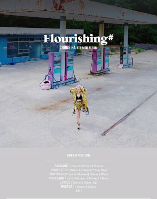 CHUNGHA - Flourishing CD,  Photobook,  Photocard,  Poster,  Gift,  Tracking no. 2