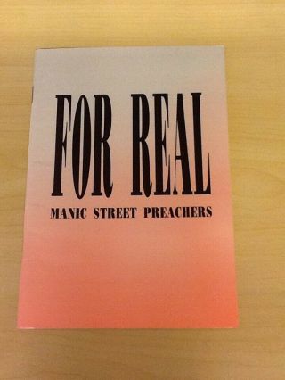 Manic Street Preachers - 1992 Fanzine For Real - By Karen Gray - 60 Pages - Ex,  /m/mint