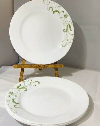 Corelle Spring Faenza Luncheon Plates 8 1/2” Set Of Four