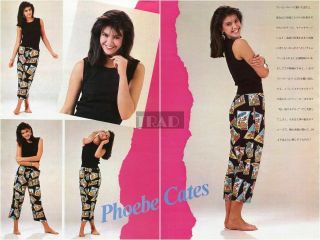 Phoebe Cates Sexy 1984 Japan Picture Clippings 3 - Sheets (4pgs) Ue/n