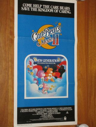 Care Bears Movie Ii 1986 Australian Daybill Movie Poster
