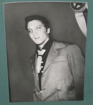Elvis Presley B/w Publicity Photo 1955 5 X 7