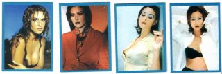 Monica Bellucci - 4 Stickers For Stars Album Serbia