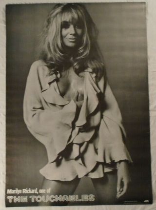 Marilyn Rickard 1968 Personality Poster York City The Touchables